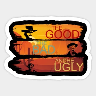 The Good The Bad And The Ugly Sticker